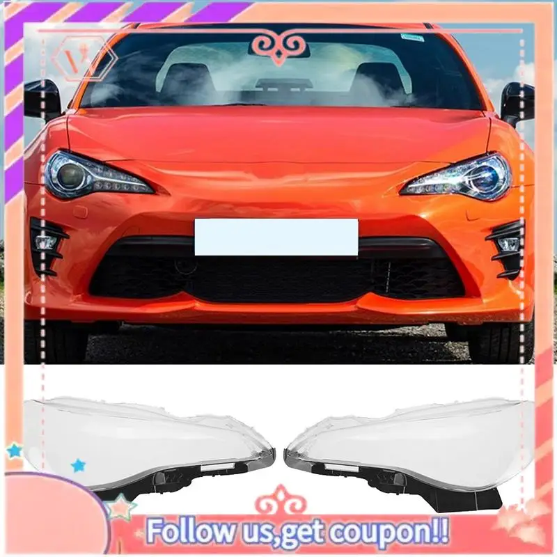 

Upgraded RH Front Headlight Lens Cover Lampshade For Toyota 86 13-19/Scion FR-S/Subaru BRZ 13-16 Head Light Lamp Shell Shade Cas