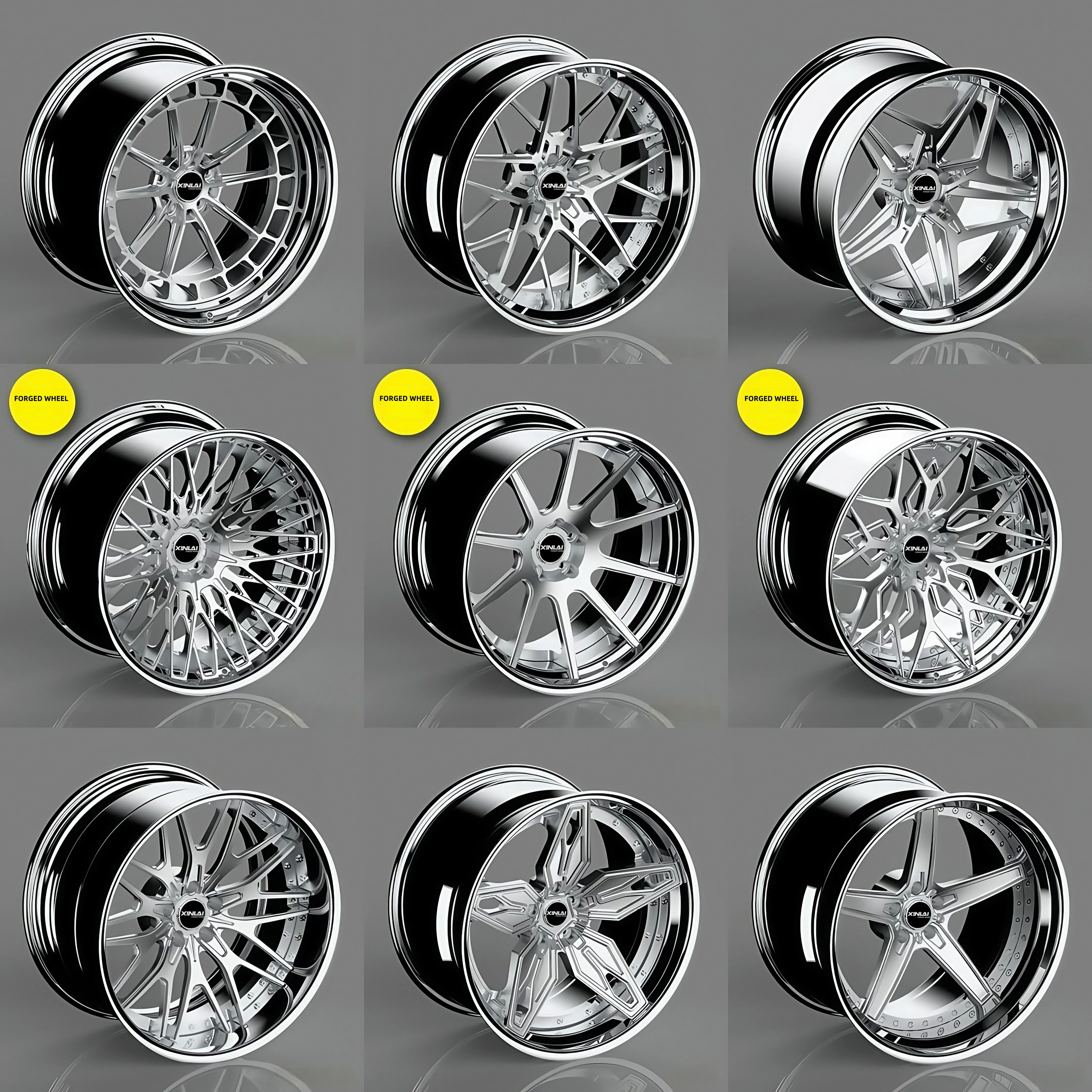

2-Piece 5x114.3 5x120 5x112 Custom Forged Racing Car Wheel 17 18 19 20 21 22 23 Inch Car Alloy Rim for M4 911