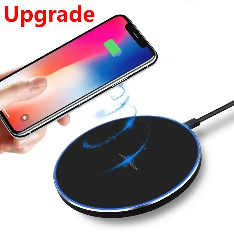 Kabelloses Ladegerät für iPhone 15 14 13 12 11 Pro Max Samsung Xiaomi - Induktive Schnellladestation