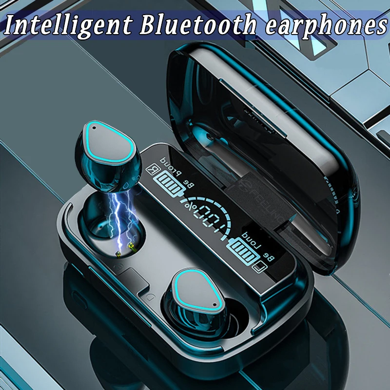 2023 New Bluetooth 5.2 Wireless TWS Earphone Smart Touch Call Headset Waterproof Noise Canceling Headphones for All Smartphones