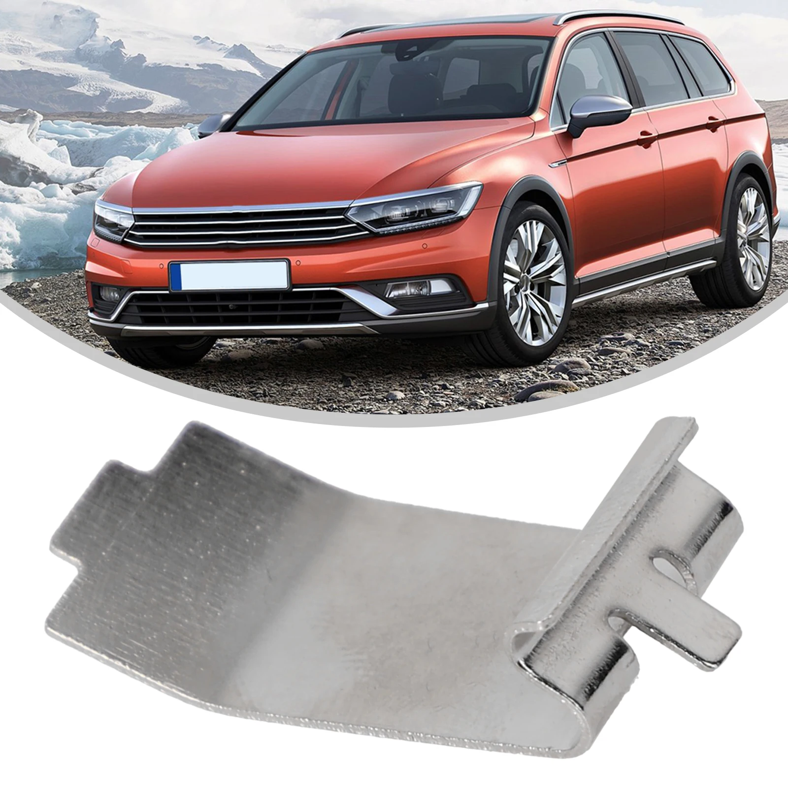 1pc Car FUEL FILLER FLAP LEAF SPRING 7H0809932 For TRANSPORTER T5 Silver Metal FLAP LEAF SPRING AUTO Accessories