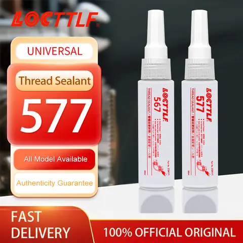 LOCTTLF 565 567 574 577 Thread Sealant 50ml 250ml Food Grade High Pressure Pipe Thread Sealant Glue