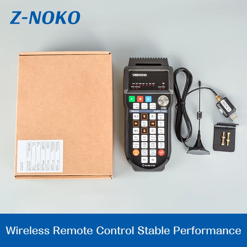 ZNOKO Laser Cutting Machine Remote Control Fiber Optic System WHB05L Weihong System Fiber Optic Weihong Wireless Handle