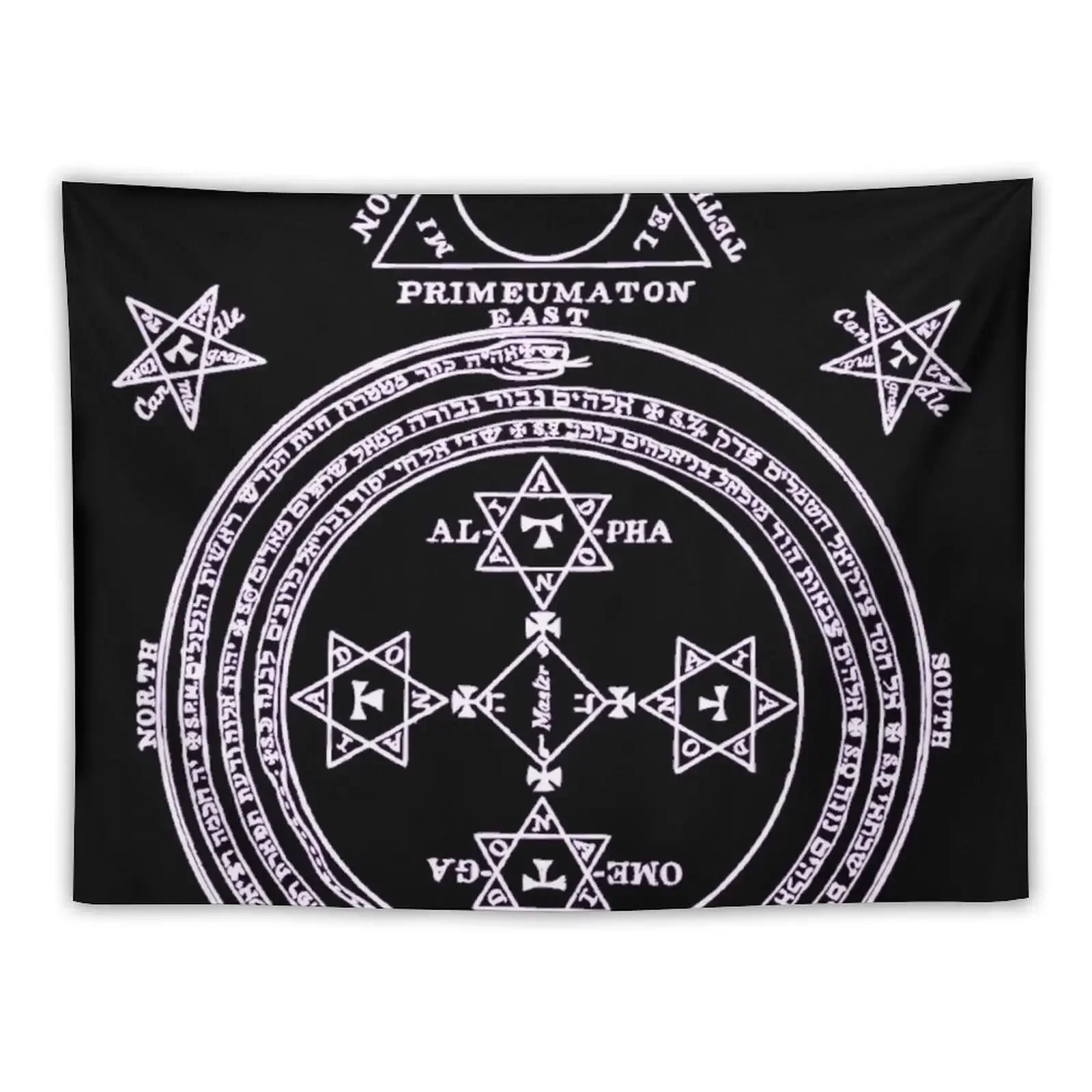 

Magical Circle of King Solomon INVERTED Tapestry Aesthetic Room Decorations Home Decorations Tapestry