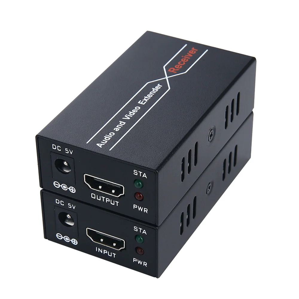 

60m HDMI Extender over Single UTP CAT6/7 LAN RJ45 support 1080P 3D Audio Video HDMI Transmitter and Receiver