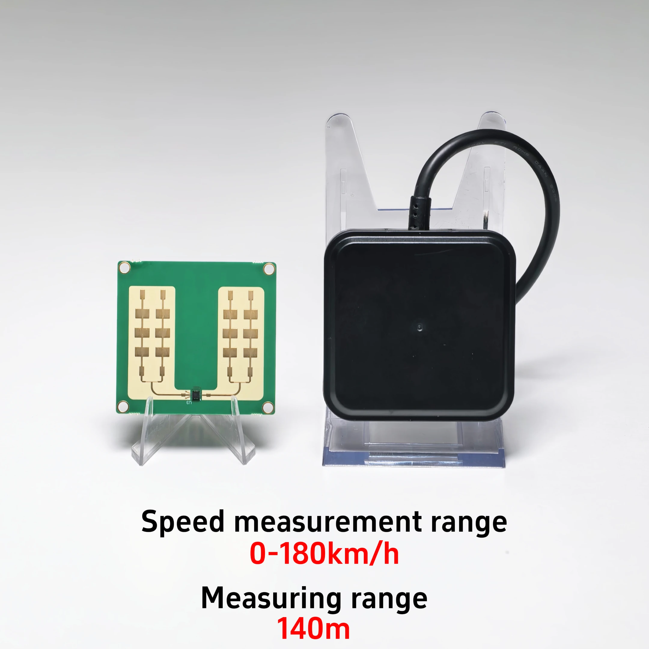 24GHz Radar Speed & Distance Sensor With 485/TTL, 0-180km/h & 140m Traffic Car Speed Sensor Measurement Module