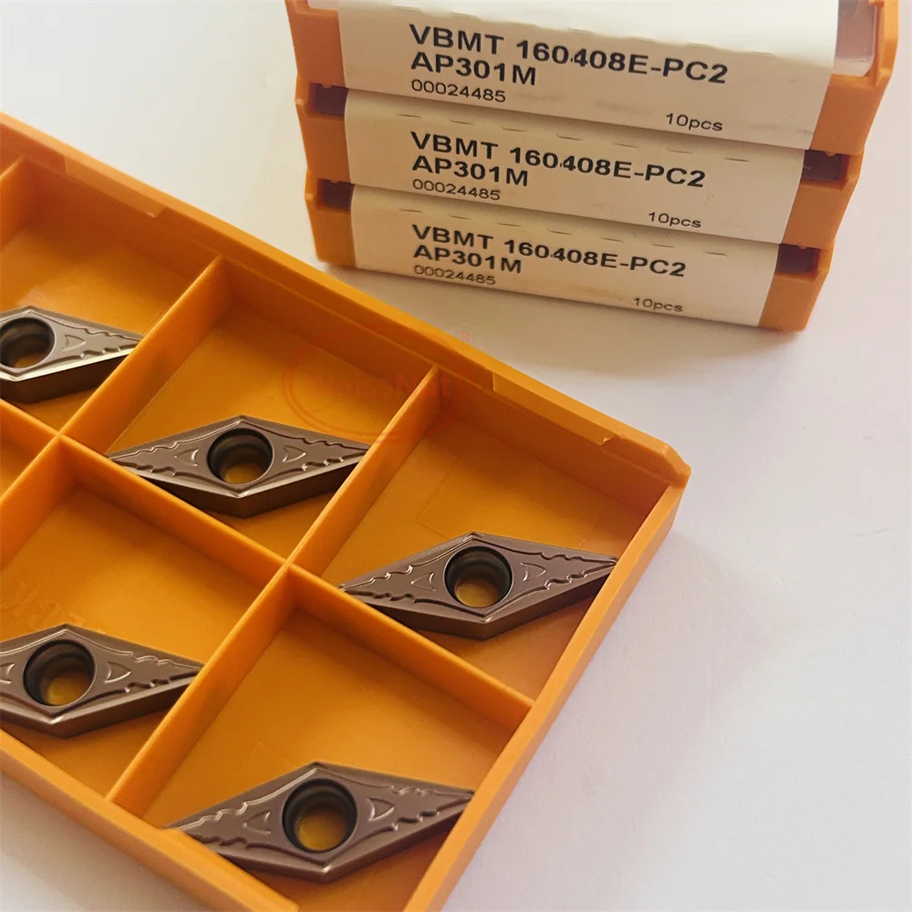 

VBMT160402E VBMT160404E VBMT160408E-PB1 PC2 PB2 AP301M AP200U AC150P Carbide Insert VBMT Inserts