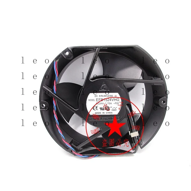 

Вентилятор охлаждения инвертора Delta EFB1524VHG, 1 шт., DC24V 1.70A, 17050, 17 см, 3-проводной