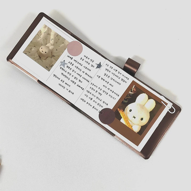 Hot  Hot Brown Pocket Book Japanese Style Ins Niche Simple Portable Mini Notebook Diary