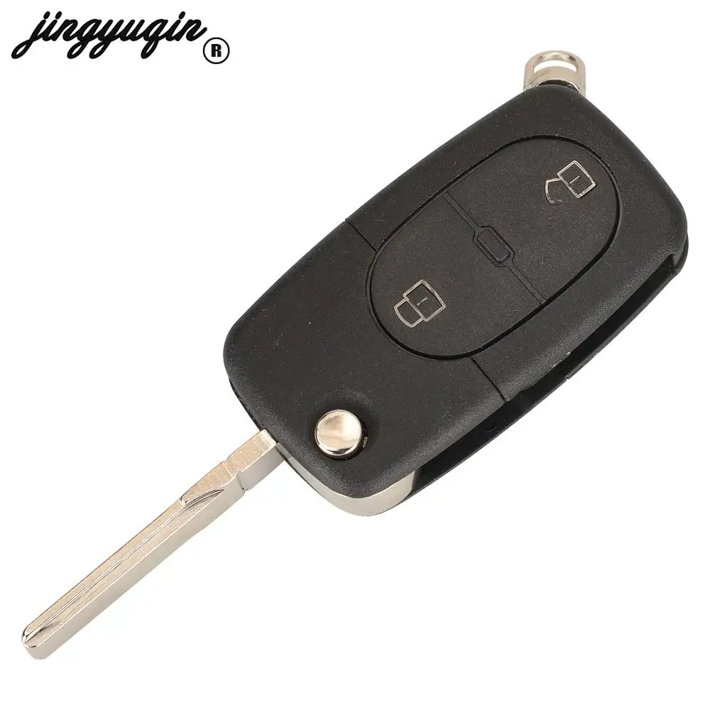 jingyuqin 4D0 837 231 E/ K/ A/ R 315MHz/433Mhz For Audi A3 A4 A6 A8 TT RS4 Quattro Old Models id48 Chip Folding Car Remote Key