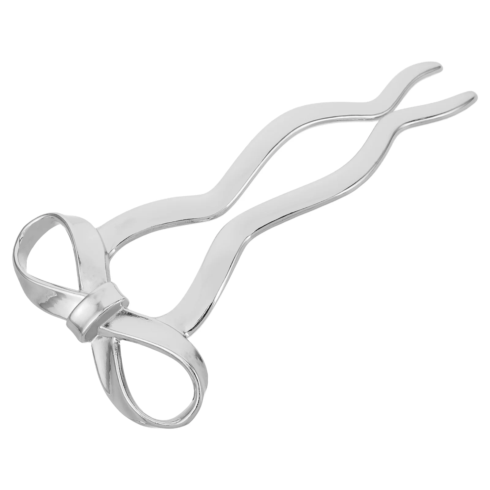 

Bow Hairpin U Shaped Sticks Styling French Clips U-shaped Zinc Alloy Pins for Updos