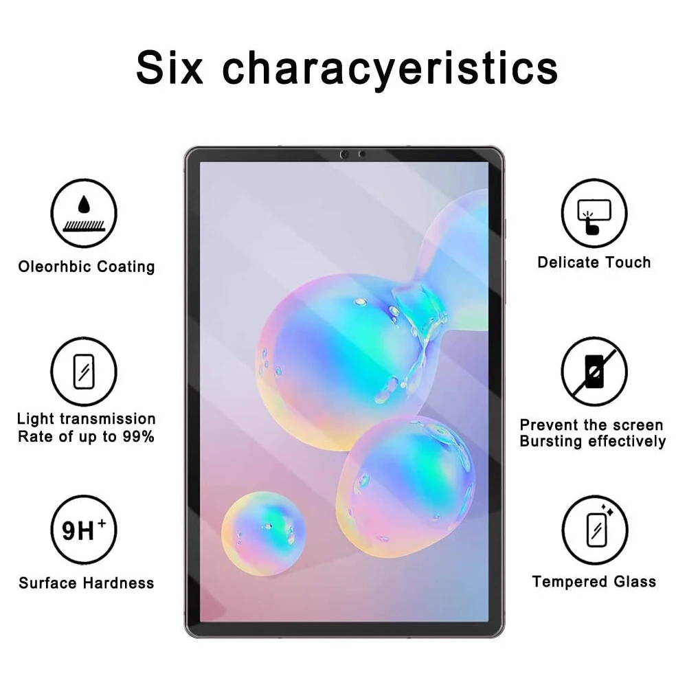 (3er Pack) gehärtetes Glas für Samsung Galaxy Tab S6 10,5 SM-T860 SM-T865 T860 T865 Anti-Scratch Tablet Displays chutz folie