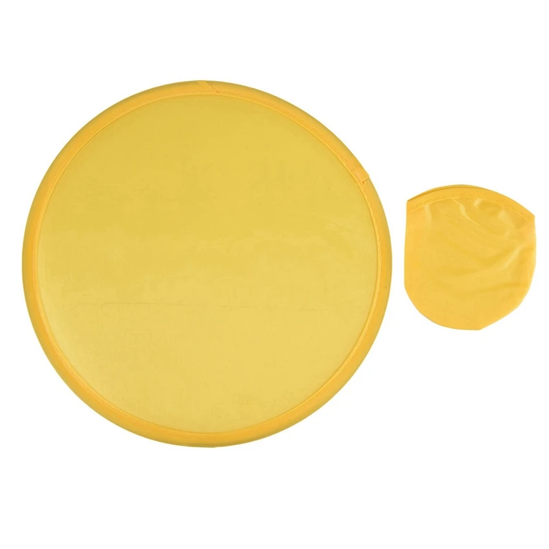 

6X Foldable Round Fan-Yellow