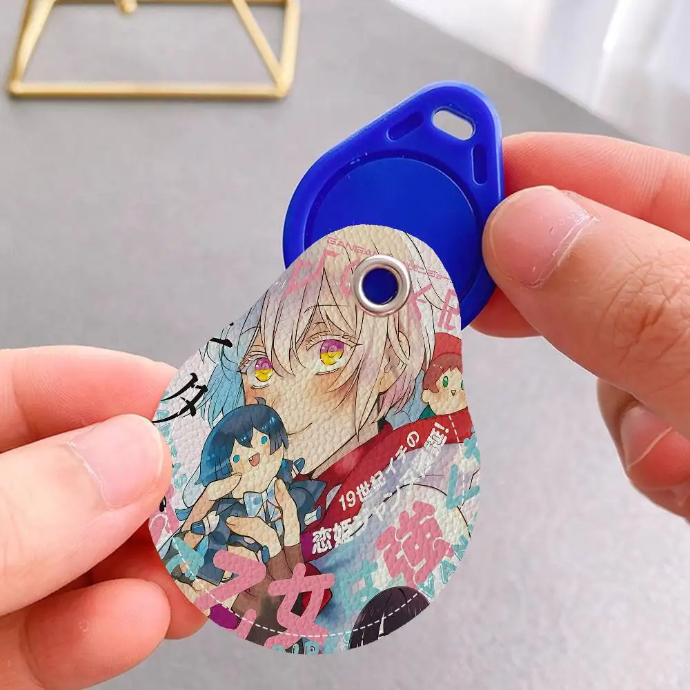 The Case Study Of Vanitas Leather Access Card Holder, Water Drop Keychain, Bus Card Elevator Induction Protective Cover