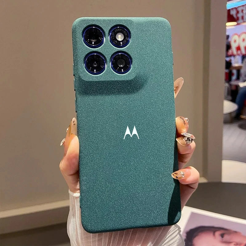 Rock Sand Skin Feel Slim Case für Motorola Signature Edge 70 Ultra 60 Fusion Neo G87 G77 G67 G57 G47 G37 G17 Power Schutzhülle