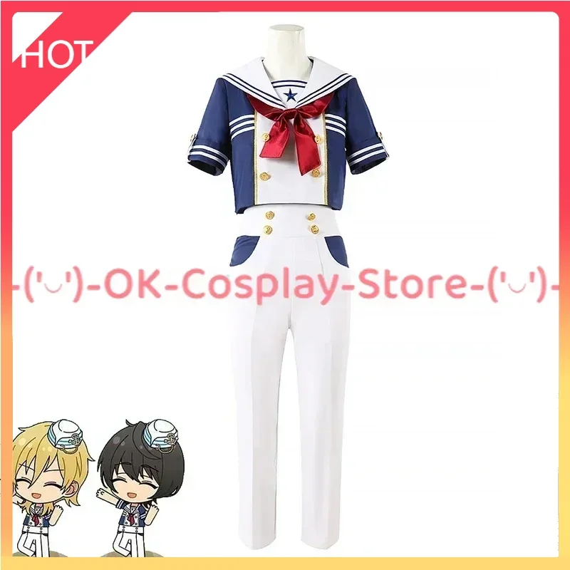 

[На заказ] игровой ансамбль со звездами, костюм для косплея всех членов, милый костюм моряка, топ, брюки, шляпа, полный комплект, карнавальная униформа на Хэллоуин