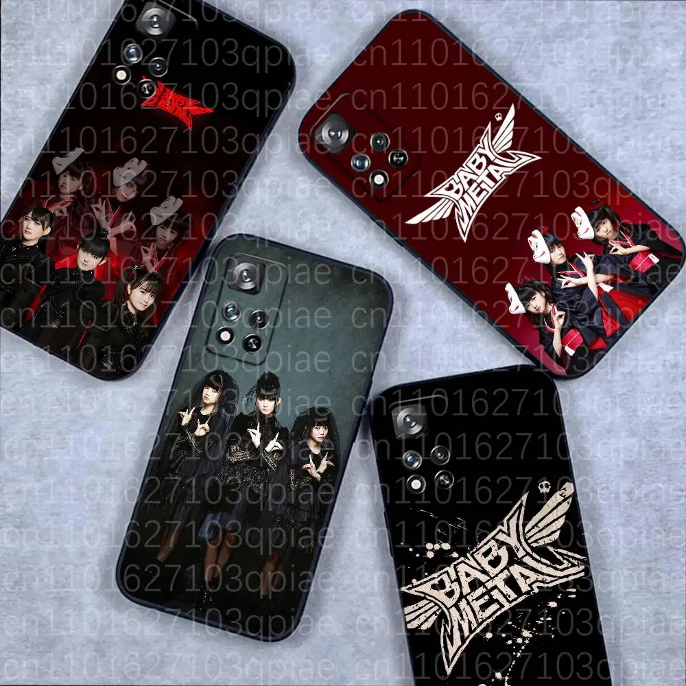 B-Babymetal Band Janpanese  Phone Case For Samsung S10,S21,FE,S21 ,Note 20,10,S26,S25,S24,S23,Ultra,S22,Plus Soft Shell Funda