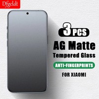 3Piece Anti-Glare Matte Tempered Glass For Xiaomi 14T 13T Pro Screen Protectors For Mi Poco X6 X5 X4 X3 NFC M6 Pro M6 Plus Glass