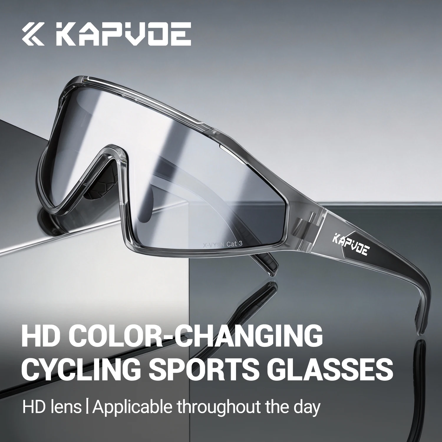 

KAPVOE New Cycling Sunglasses Sports Glasses UV400 Men Women Night Riding Cycling Glasses Baseball Camping Stylish Golf Goggles