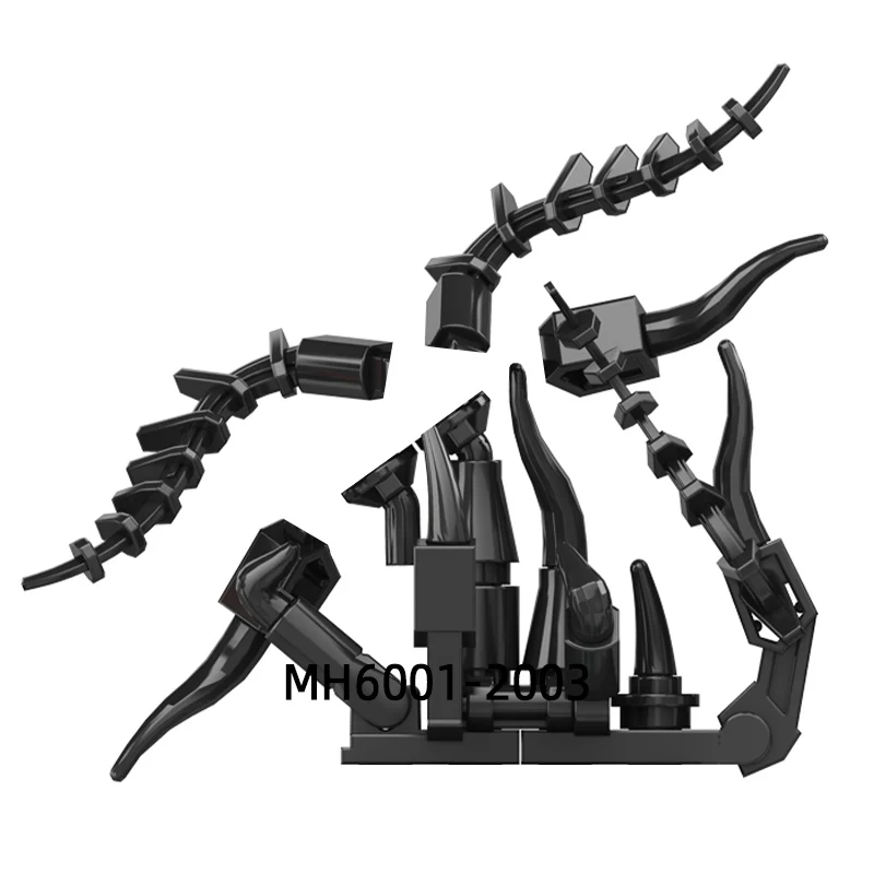 The Action Figures Whip Sickle Horse Weapons Pants Hair Parts Model Blocks MOC Bricks Set Gifts Toys For Children MH6001