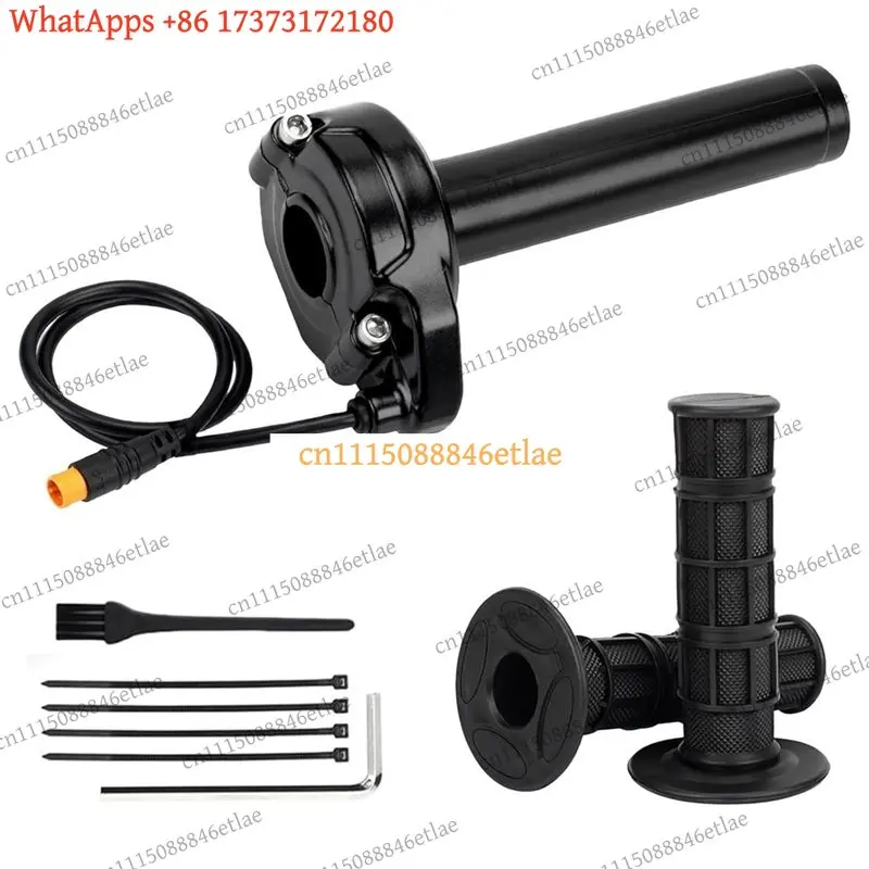k3 Ebike Full Twist Throttle Grip Kit 3 Pin Universal Fit