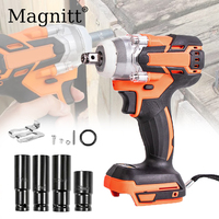 Magnitt Electric Impact Wrench 520NM Brushless Electric Wrench 1/2 inch Power Tools in Car Repair for Makita 18V Battery