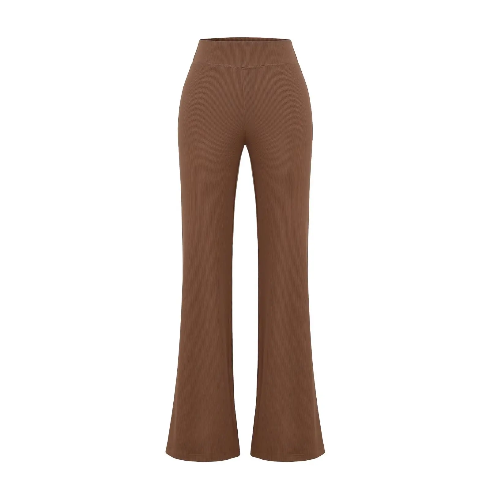 النمط الأمريكي ارتفاع الخصر واسعة الساق السراويل النسائية اليوغا فضفاضة تناسب عارضة مستقيم الساق Sweatpants ربيع جديد وصول