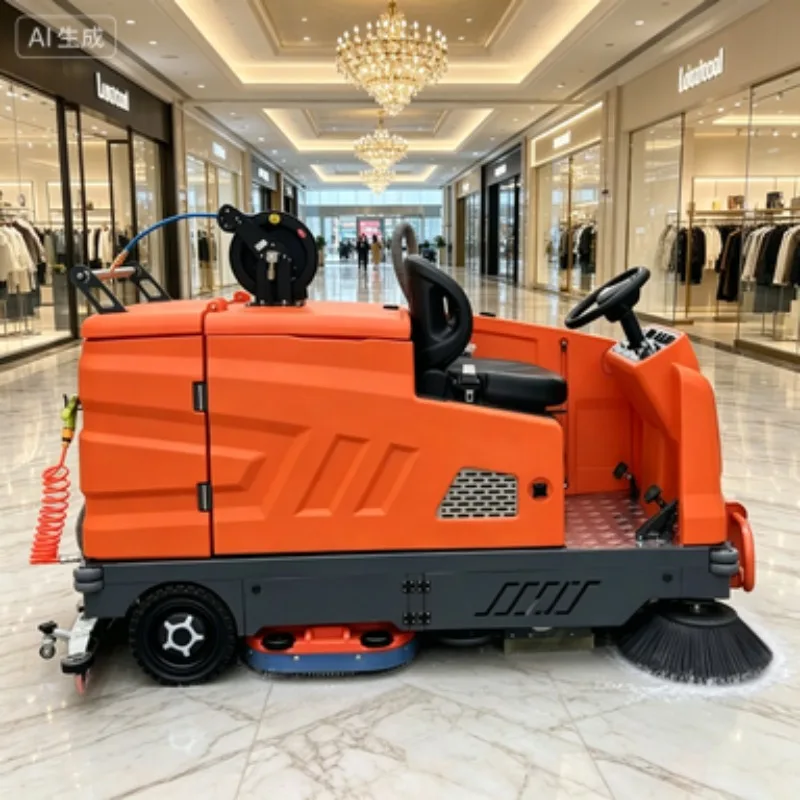 

Heavy-Duty Self-Propelled Electric Street Sweeper with Ride-On Operation and High-Pressure Cleaning for Municipal Road