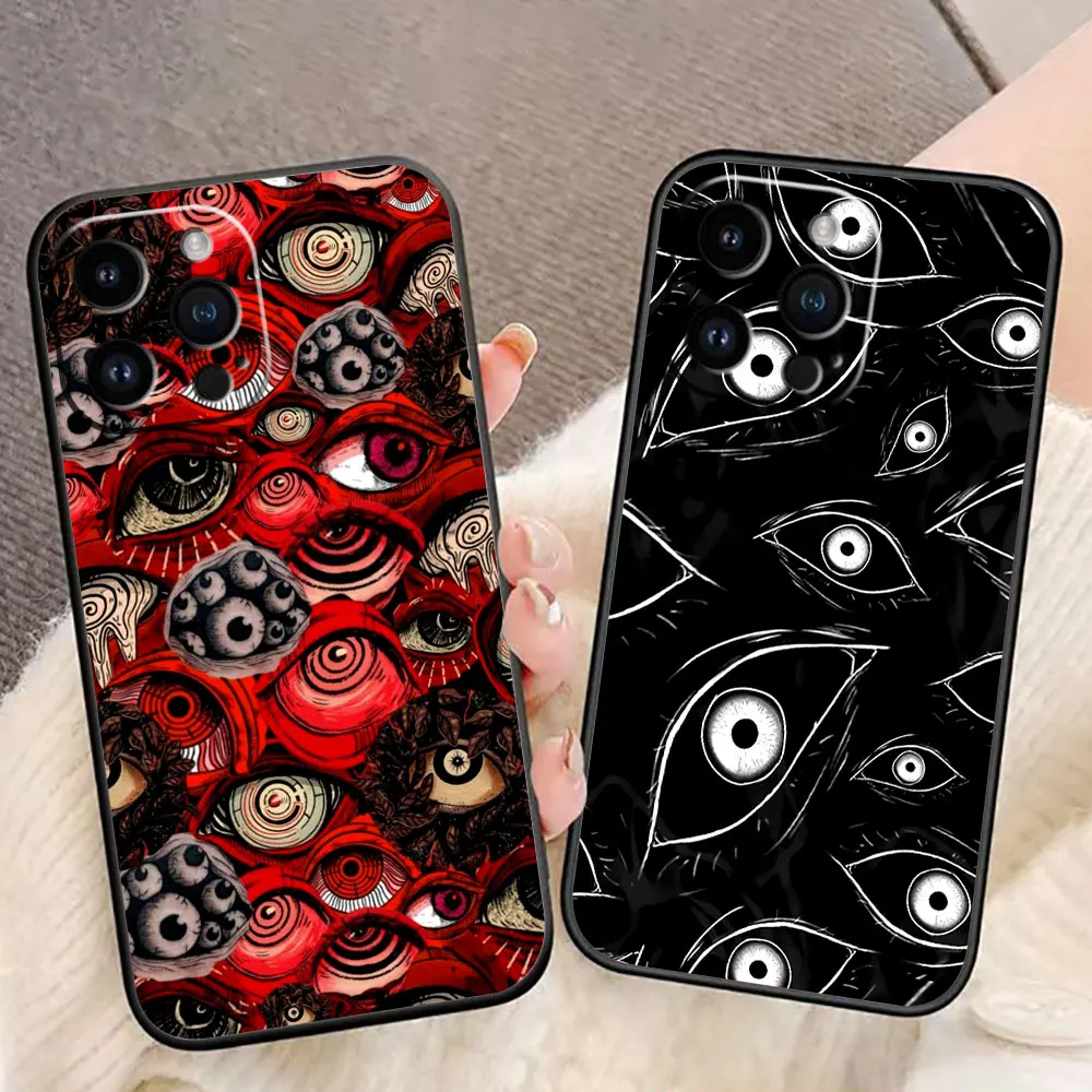 

The Lucky Eye The Demon Cover Phone Case For iphone Apple 17 AIR 16E 16 15 14 13 12 11 Pro XR Max 8 7 Plus TPU Case Funda Shell