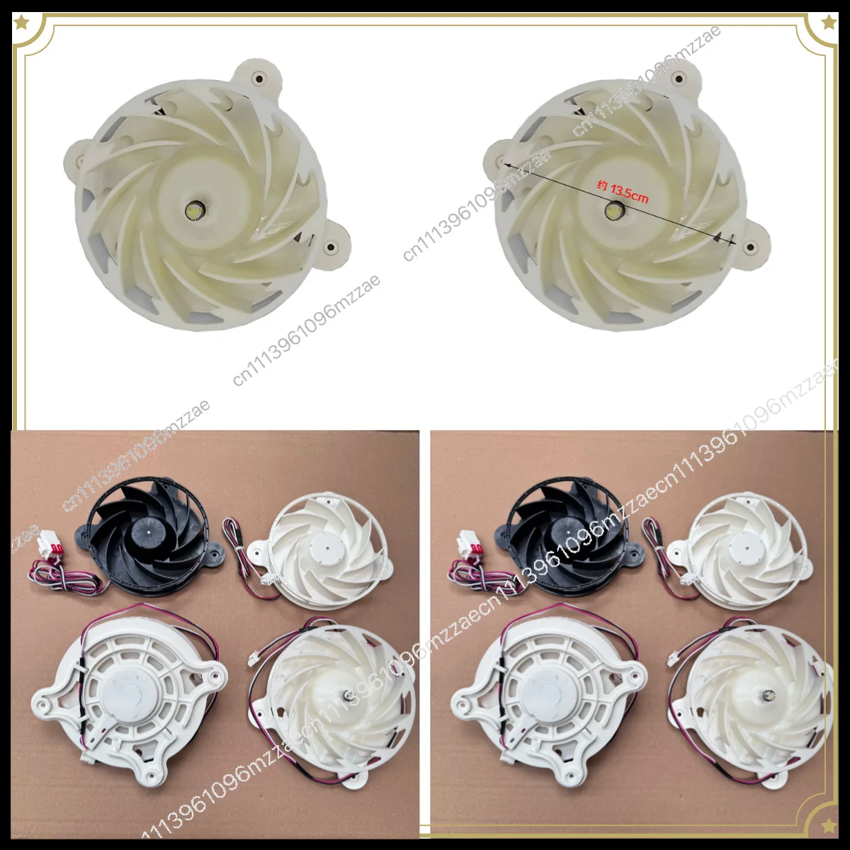 Refrigerator Fan Motor Condensing Cooling Fan DA31-00342A 00334C LT-W39005