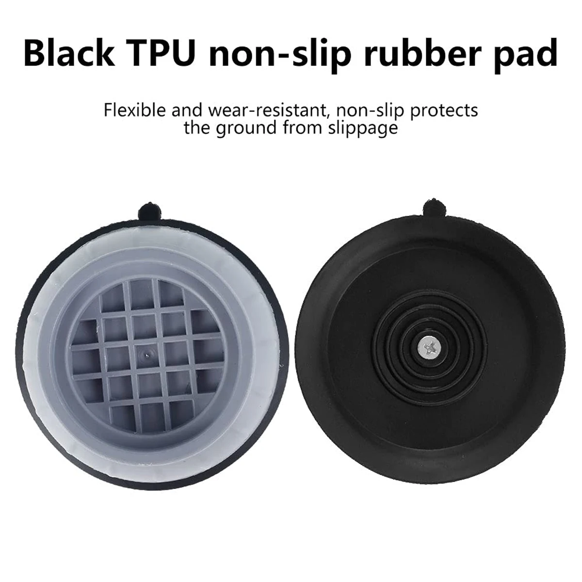 rubber shock-proof pads for washing machines 4 pieces set Noise countermeasures Vibration-absorbing Bottom bracket