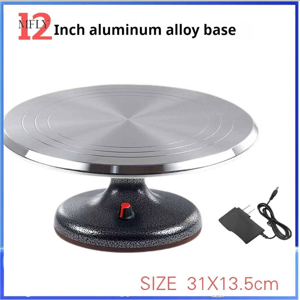 

Подставка для торта, инструмент для выпечки, 8-12 дюймов, кремовый стол для торта, поворотный стол, вращающийся стол, подставка, основание, поворотный стол для украшения