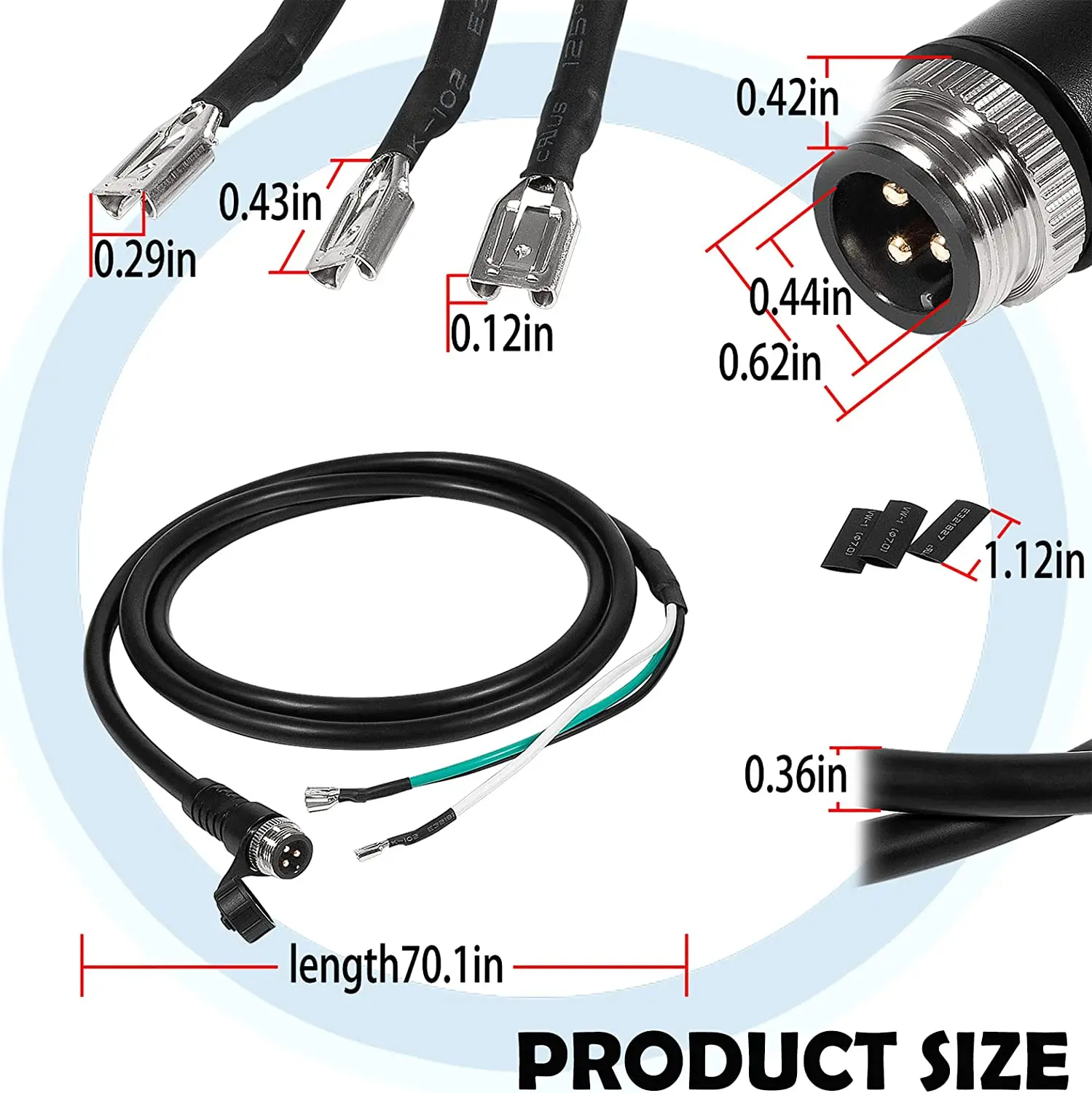 TML 1810244 Quick Release Power Disconnect Plug for Talon Shallow Water Anchors Heavy Duty Connectors