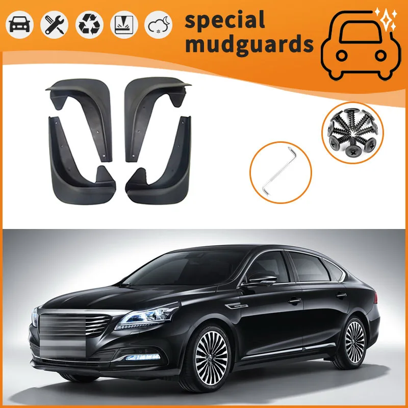 

For 15-16 models of GAC GA8 Mudguards Fender Mudflaps Front Rear Flares Splash Guards Cover Car Accessorie