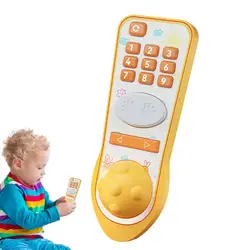 Remote Control Toys TV Remote Control Toy With Light And Sounds Sensory Kids Toys Hand Eye Coordination Educational Toys