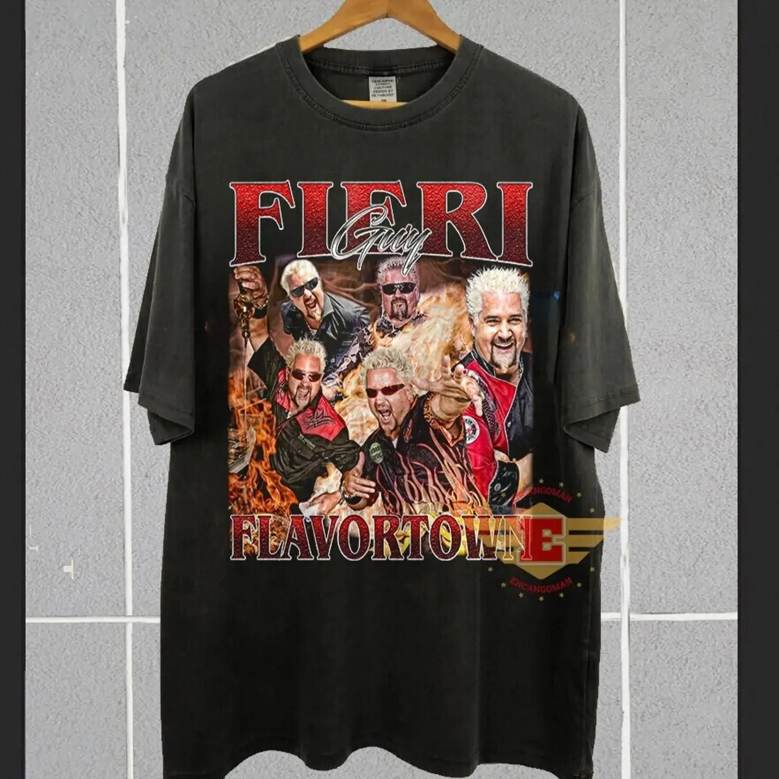 Guy Fieri T Shirt Flavortown 90'S SweaT 90S Pop Culture Novelty Cooking Welcome To Vintage vintage Washed Breathable graphic