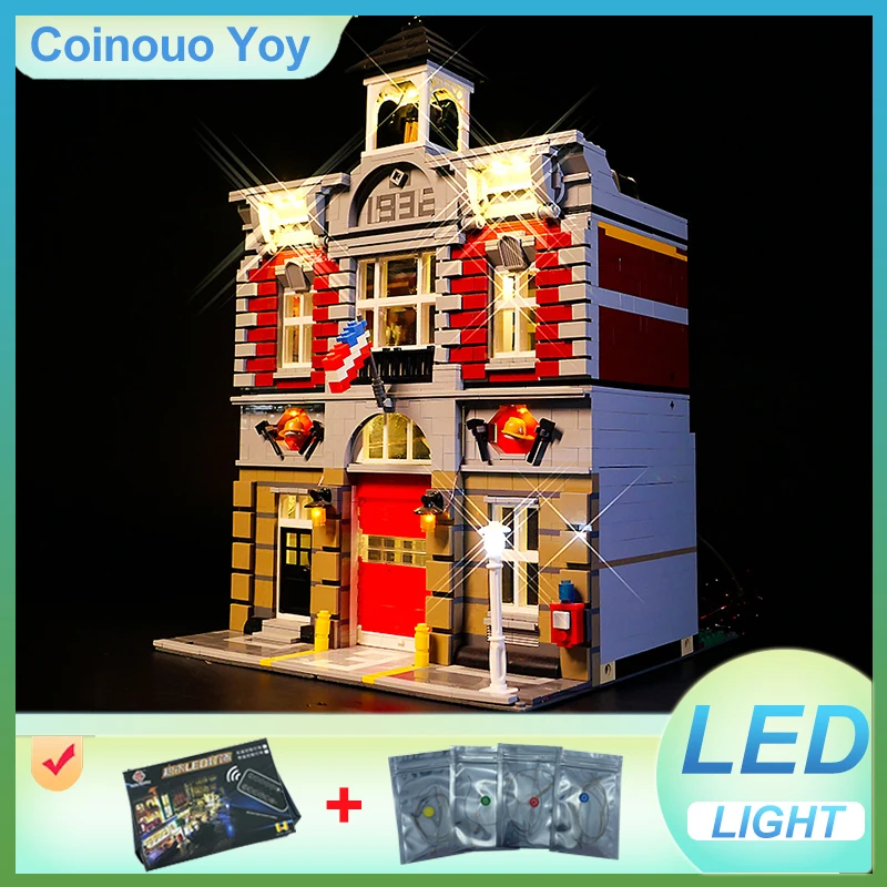 Conjunto de iluminação LED de qualidade de luxo para Lego 10197 (apenas luz LED, sem modelo de blocos) Ajuste perfeito e brilho brilhante