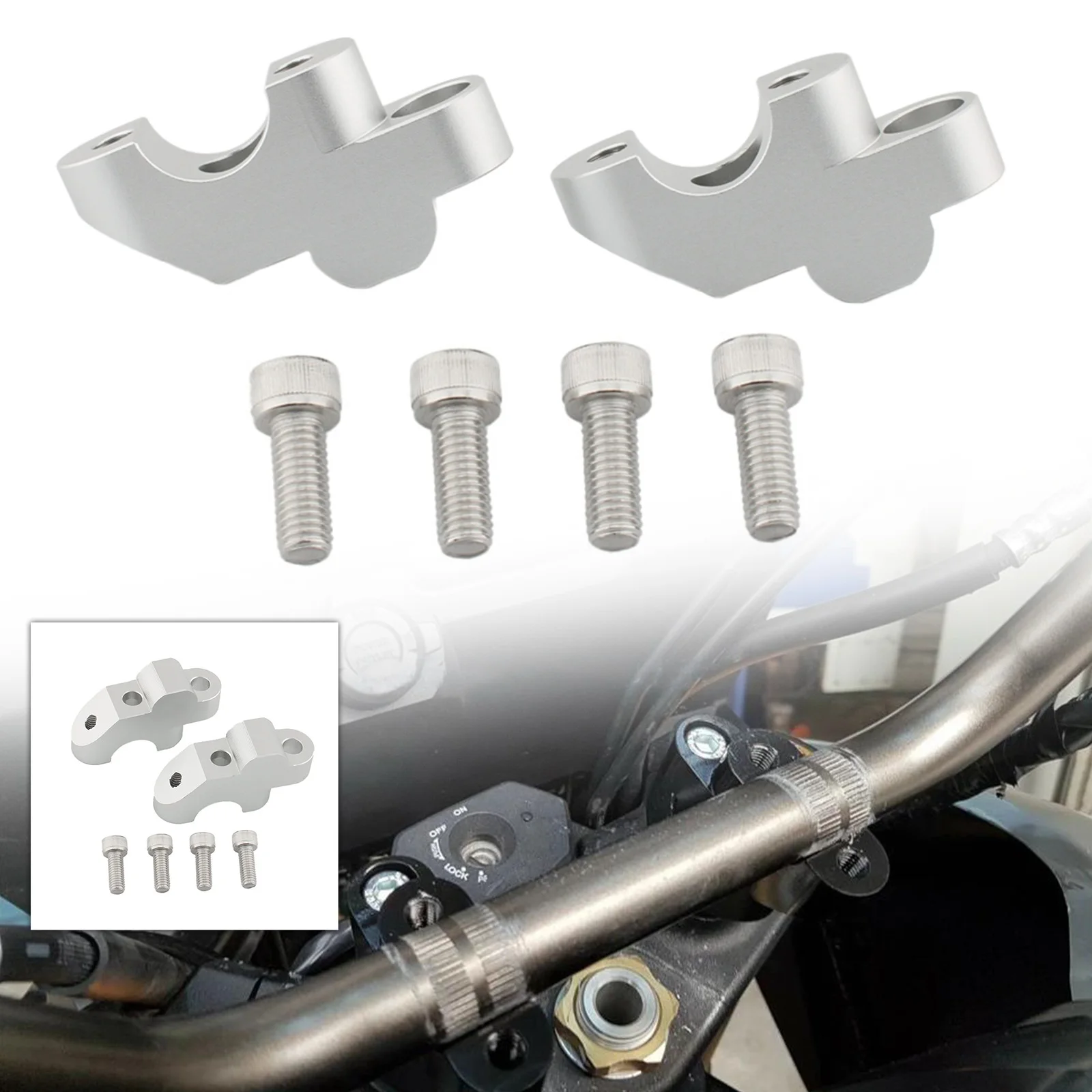 Motorcycle Riser Lifting Handlebar Clamp Handlebar Riser For Honda NC750X CB500F / CB500X