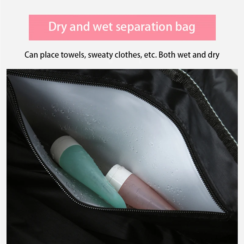 Large Capacity Fashion Travel Bag Waterproof Multi-functional Luggage Bag Sports Bag Bussiness Trip