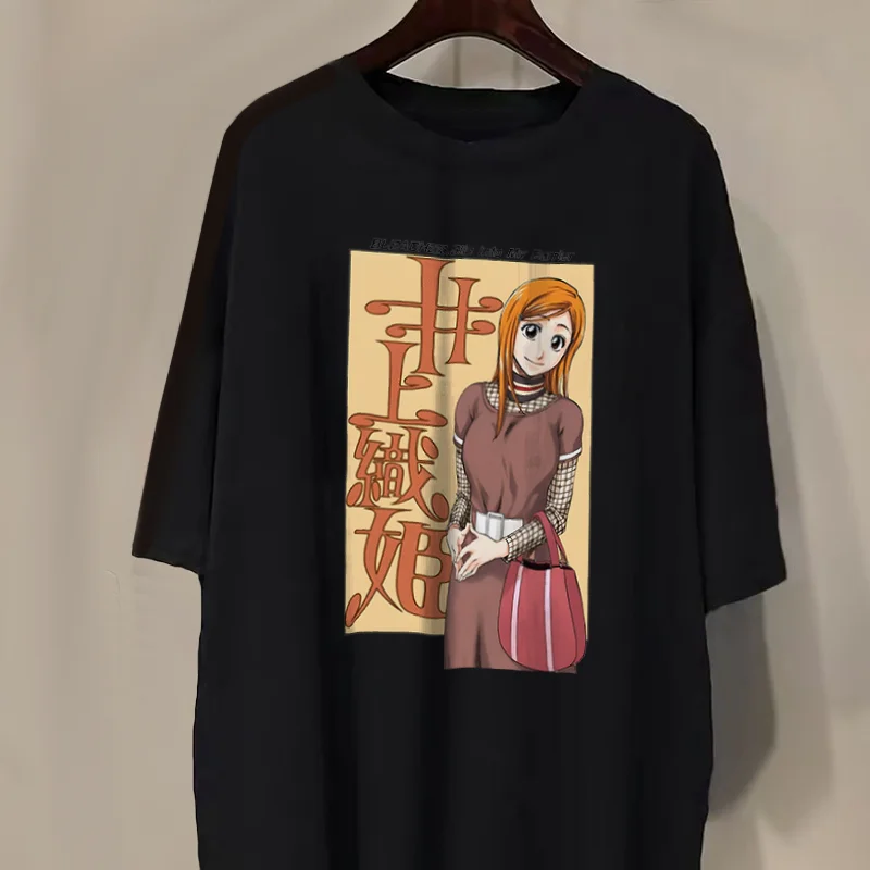 2026 Y2k Anime Bleach Ichigo Kurosaki Graphic Cotton Tshirt Unisex Short Sleeve Fashion Brand Tee Luxury Casual Vintage Tees