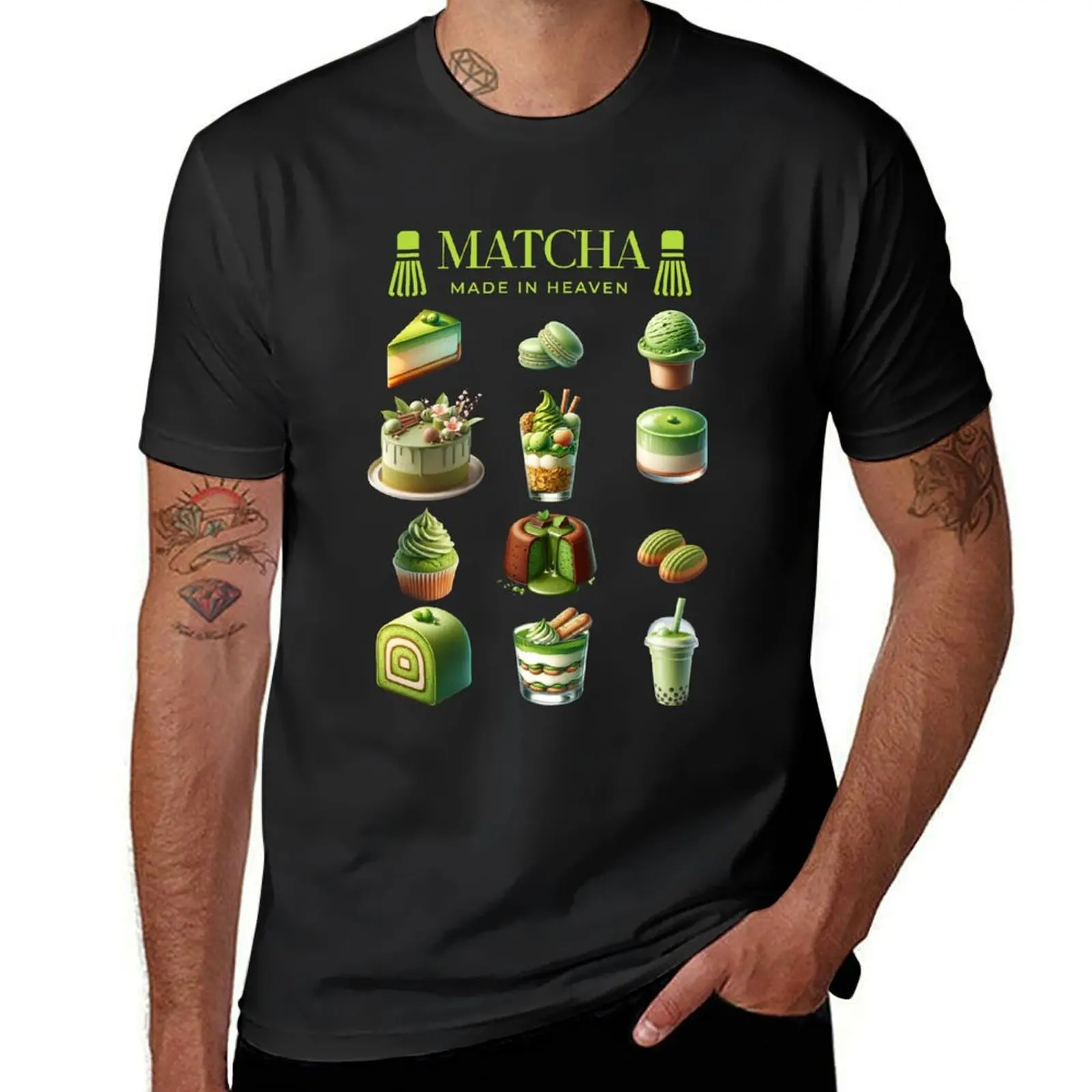 Matcha Made in Heaven T-Shirt shirts graphic tees boys whites oversized t shirts for men