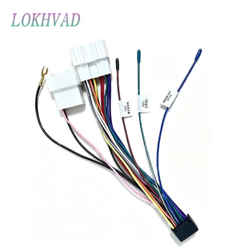 Android Car Radio Canbus Box Decoder for Mitsubishi Pajero Sport V73 16 Pin Wiring Harness Plug Power Cable
