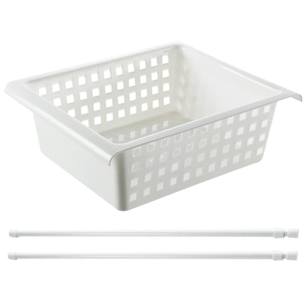 

1 set Premium Telescopic Sink Drain Basket Kitchen Storage Box Multi Functional Drying Rack for Tableware Cups Cutlery Fruits