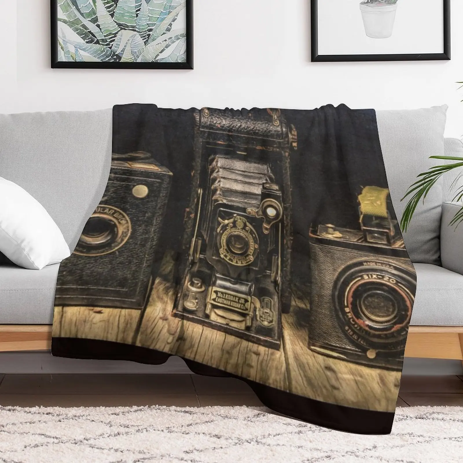 Kodak Three Pack Throw Blanket For Decorative Sofa heavy to sleep Bed Blankets