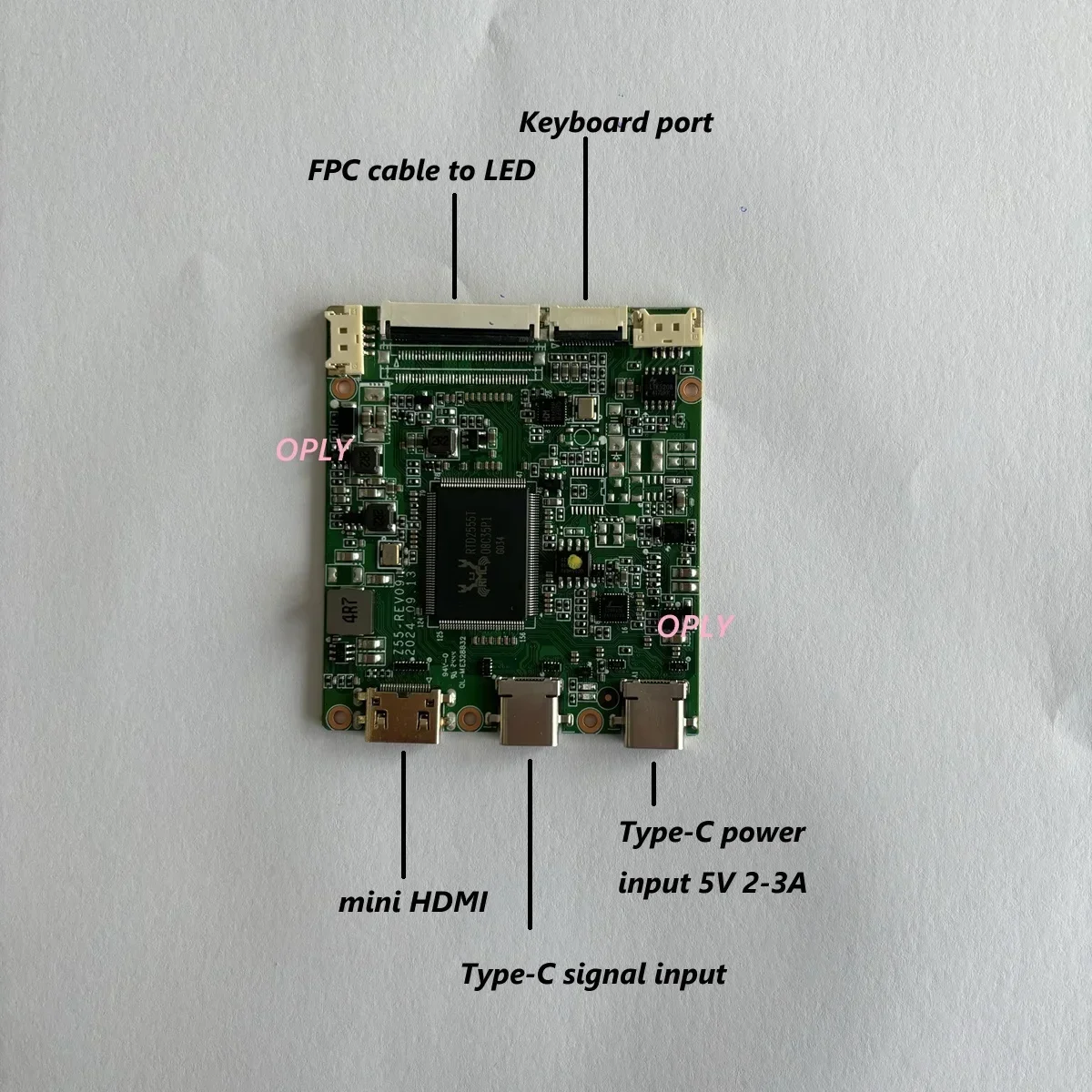 Type-C mini screen LCD Touch controller Board HDMI-compatible for R140NWF5 R140NWF5-RG LED 1920X1080 panel display monitor  14