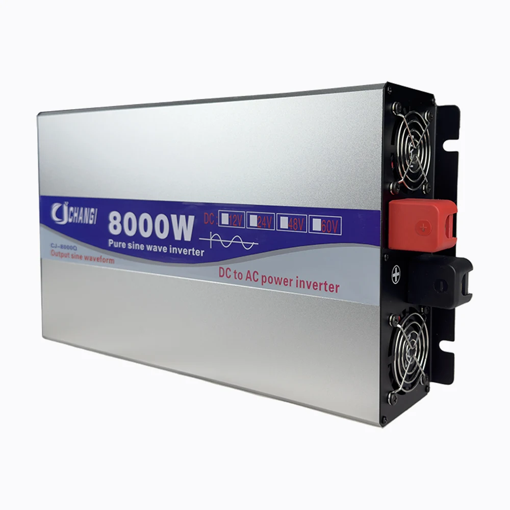 Inverter a onda sinusoidale pura DC 12V 24V 48V 60V a AC 220V 110V 50HZ 60HZ Car Home 5000W 6000W 8000W convertitore Inverter solari