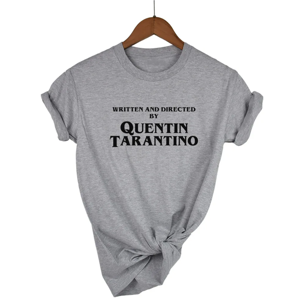 2020 Fashion Quentin Tarantino Sexy Tops Women Side Stripe Short Sleeve Cotton Yellow Goth Art Slogan 90s Tees Tshirt Lady