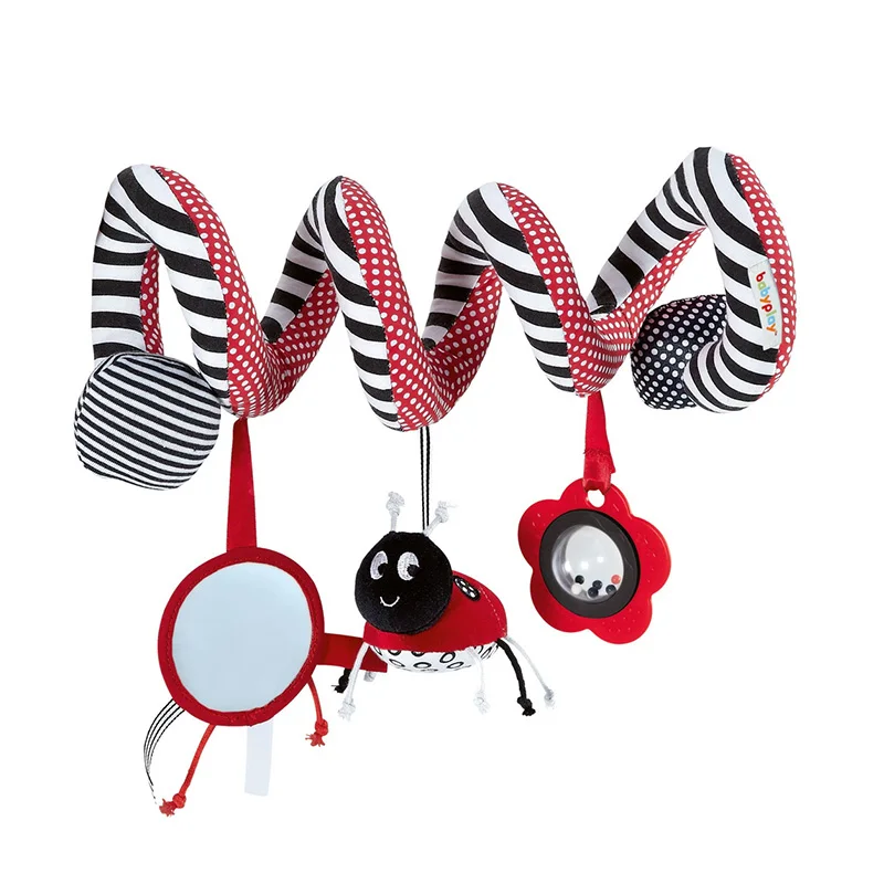 Baby Rattles Mobiles Educational Toys For Children Activity Spiral Crib Toddler Bed Bell Baby Playing Kids Stroller Hanging Doll 5
