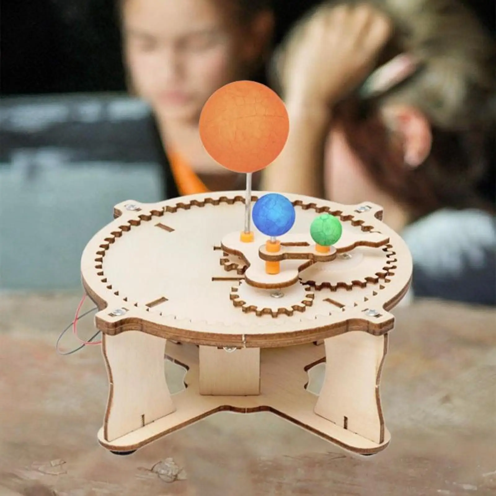 Sonnensystem Planeten bewegung Kits Holz Wissenschaft Spielzeug für Kinder Kinder