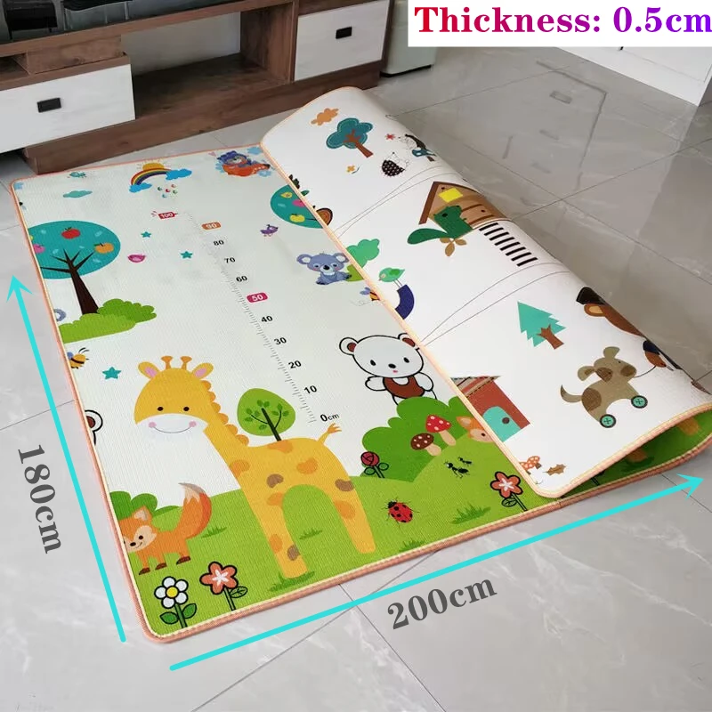 

Non-toxic Thick 0.5cm Baby Activities Baby Crawling Play Mats Baby Activity Gym Room Mat Game Mat for Children's Safety Mat Rugs